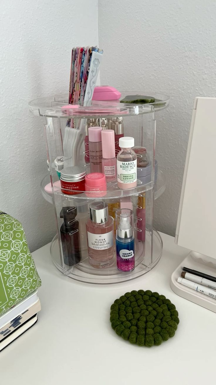 Organizador de maquillaje giratorio 360g